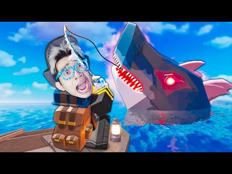 Kita Mancing Ikan Monster MEGALODON EXE Paling Ganas, Bocil Nangis Ketakutan di Roblox!!