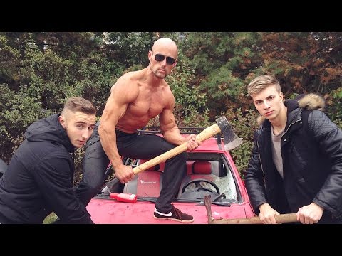 ROZMLÁTILI JSME AUTO S PSYCHOPATEM! + ZÁSAH POLICIE!