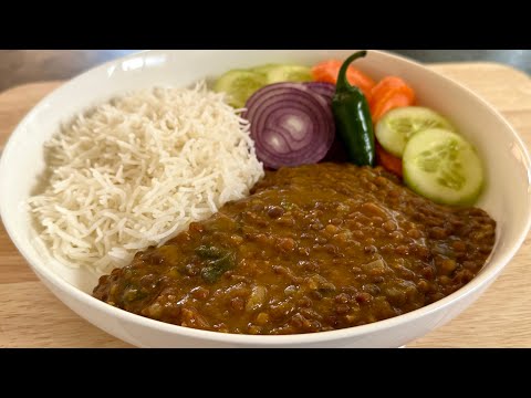 Whole Masoor Dal / Brown Lentils  / vegan recipe