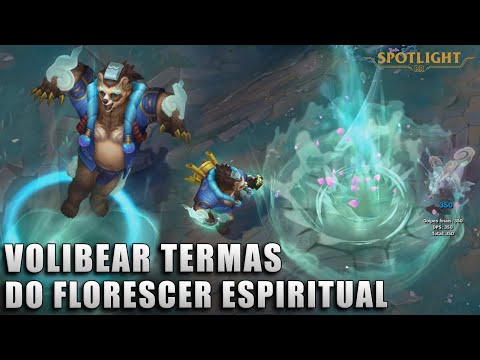 Volibear Termas do Florescer Espiritual - Skin Spotlight PREVIA