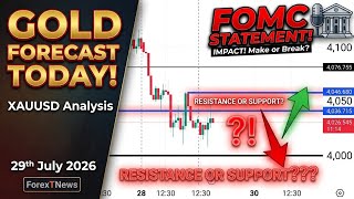 GOLD Forecast Today | XAUUSD Analysis | US FOMC Statement & Press Conference | 29th July 2026 