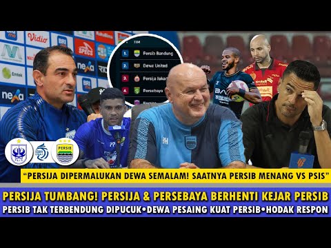 🔵PERSIJA KALAH! PERSIB BERPESTA🔥PERSIB SEMAKIN TAK TERKEJAR DIPUNCAK😱HODAK MERESPON🔥PSIS VS PERSIB!