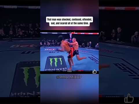 That man was shocked, confused, offended, sad, mad and scared all at the same time. #ufc #mma #viral