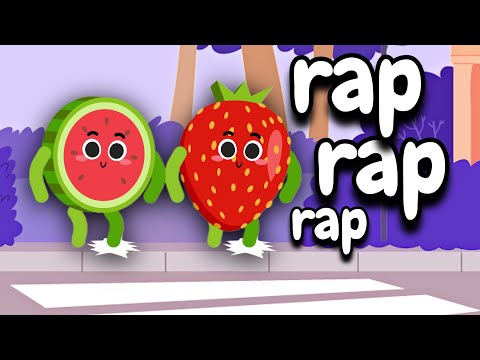 Karpuz ve Çilek RAP RAP RAP | Meyveleri Öğreten Çocuk Şarkısı