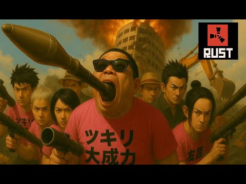 【RUST】ゴースティングされたのでそれ以上の卑怯なプレイでぶっ倒す！【ホラ族】