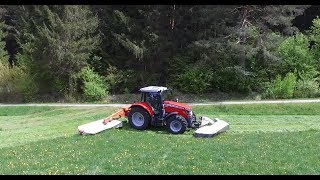 1.SCHNITT 2019 MÄHN MIT MASSEY FERGUSON & JOHN DEERE