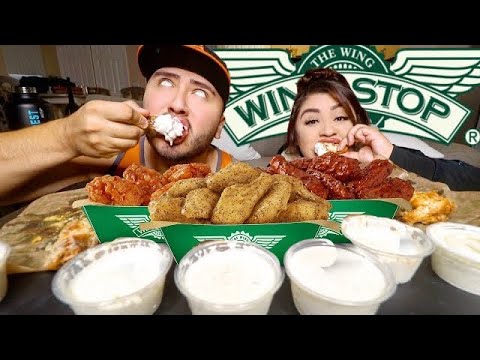 MASSIVE WINGSTOP MUKBANG EATING SHOE