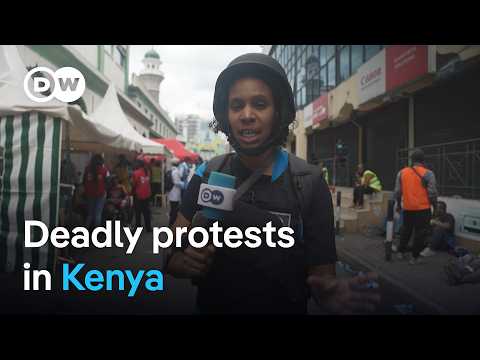 YouTube video thumbnail: Kenya Protests Turn Deadly Again One Year After Crackdown 