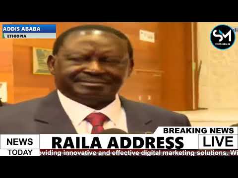 I'm not angry for losing the AUC! Raila odings says as he responds speaking to the media