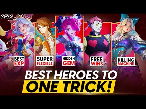 TOP 10 HEROES TO ONE-TRICK FOR EASY WINS IN MYTHICAL GLORY!