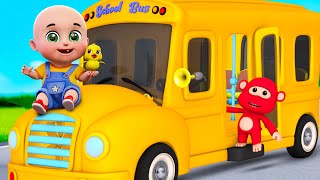 Wheels on the bus going in the town | Nursery Rhymes and Kids Songs | Yes bobo
