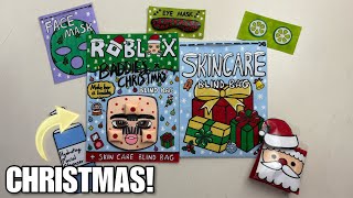 Roblox Baddies Christmas Blind Bag ASMR ❄️ | Skincare Blind Bag | Satisfying | Makeup | Paper Diy