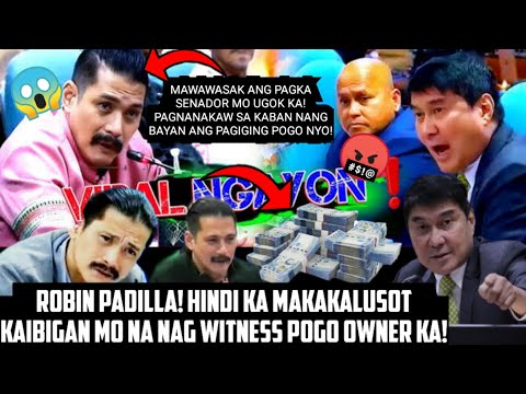 SABOG! ROBIN PADILLA, WALANG KAWALA sa mga KAPULISAN! POGO OWNER na naging BILYONARYO na NGAYON! 😱🤬