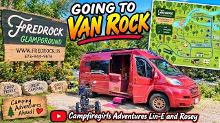 Van Rock at Fredrock Glampground in Missouri 