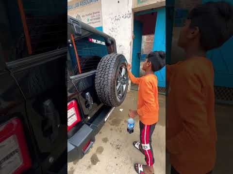Best car washing centre❤️🔥 #washing #viral #shortvideo #thar #mahindrathar #cleaning #blackthar #yt