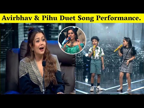 Avirbhav and Pihu Sharma Duet Performance in Superstar Singer 3 Latest/Baarish Special Episode.