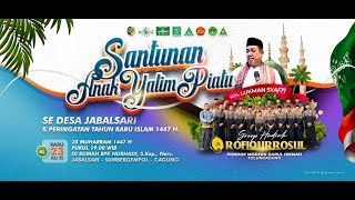 LIVE SANTUNAN ANAK YATIM PIATU SE-DESA JABALSARI BERSAMA KH. LUKMAN SYAFI'I 2025