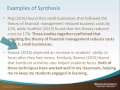 Understanding Synthesis in Analysis