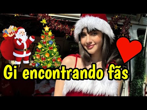 GIOVANNA ALPARONE VIRA MAMÃE NOEL PRA ENCONTRAR OS FÃS!