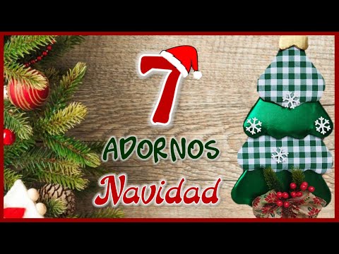 7 IDEAS PARA ADORNAR LAS PUERTAS EN NAVIDAD - Christmas crafts for the door - Manualidades navideñas