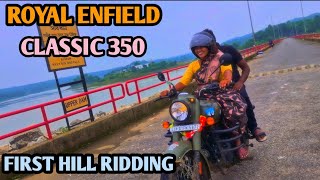 ROYAL ENFIELD CLASSIC 350 FIRST HILL RIDDING// #subhashnupurvlog #subhashnupur2.0