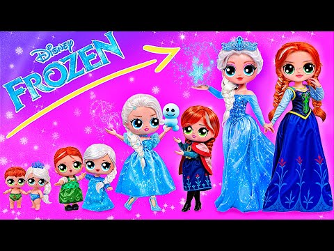 Frozen: Elsa and Anna Growing up! 32 DIYs