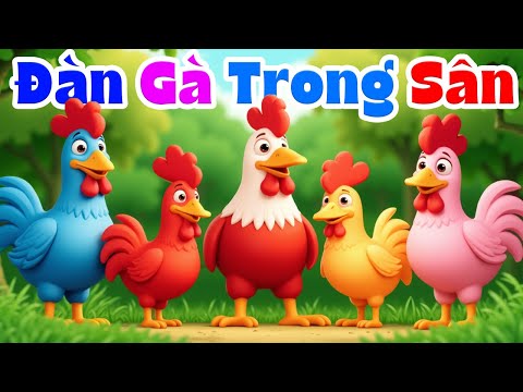 Nhạc Thiếu Nhi Vui Nhộn Siêu Hay ♫ Đàn Gà Trong Sân ♫ Gà Chưa Biết Gáy Là Con Gà Con