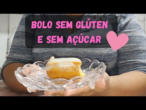 BOLO SEM GLÚTEN E SEM AÇÚCAR