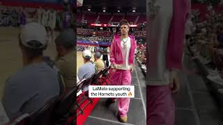 LaMelo in Vegas supporting the Hornets 👀