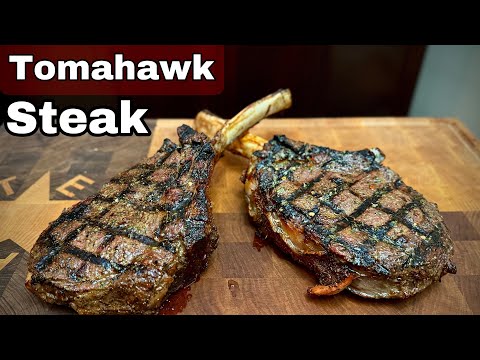 Best Tomahawk Ribeye Steak I've Ever Had - Smokin' Joe's Pit BBQ
