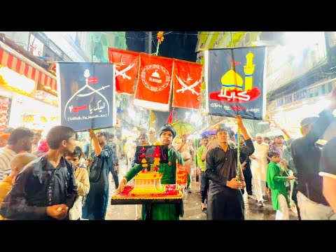 Ajmer sharif 5 Muharram ko nikale mola abbas ke alam sharif kis tarah se manate h chatti ka mahol 😍