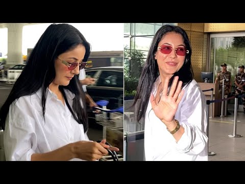 Shehnaaz Gill Spotted At Airport 😍 #shehnaazgill