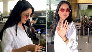 Shehnaaz Gill Spotted At Airport 😍 #shehnaazgill