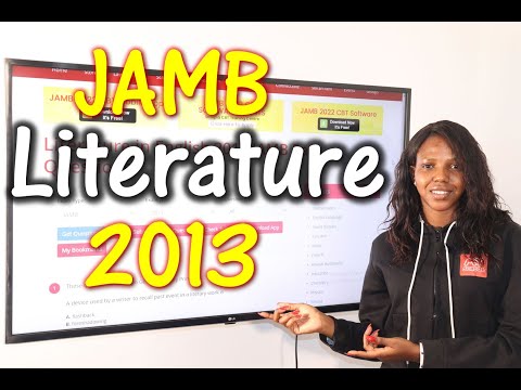 JAMB CBT Literature in English 2013 Past Questions 1 - 20