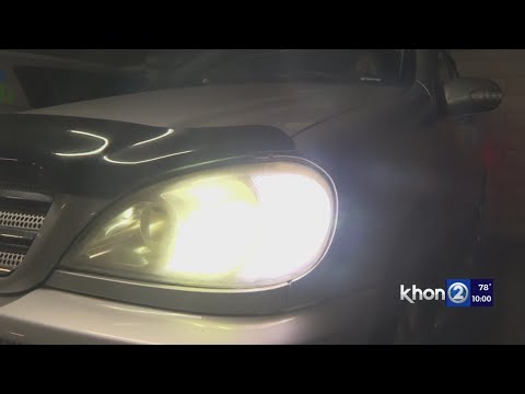 YouTube video thumbnail: Glaring Problem: Bright Headlights on Hawaii Roadways