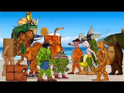 Ballerina cappuccina vs tripi tropi, Udindun Budi di dun ti ti ti sahur, brainrot dc2 full animation