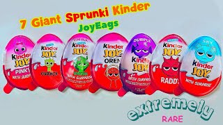 Large Kinder Joy + Sprunki BLINND BAGS unboxing extremely RARE
