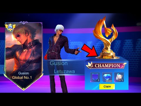 WHEN GLOBAL GUSION PLAY IN RISING LEAGUE FINALS (auto champion!!?)