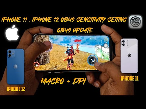 iphone 11,12 headshot setting free fire 2025 | iphone 12,11 sensitivity+dpi+macro settings free fire