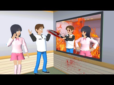 Yuta Mio Palsu Hantu Seram Vs Yuta Mio Asli baik Panik - SAKURA SCHOOL SIMULATOR