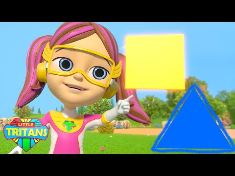 Little Tritans - Juguemos con las Formas! 🔷 Canción Infantil Educativa en Español