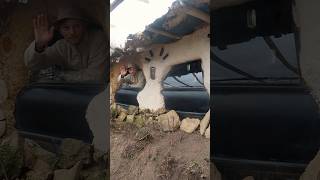 House Made Of Car Windows! 🚗 #cars #windows #house