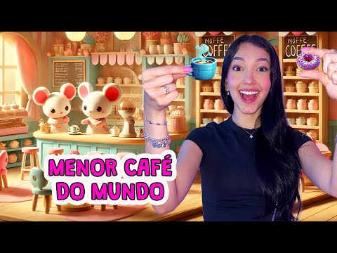 Eu Encontrei O MENOR CAFÉ DO MUNDO e Fiquei Surpresa! | Família Luluca