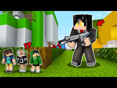 Minecraft HIDE and SEEK But RANDOM SIZES