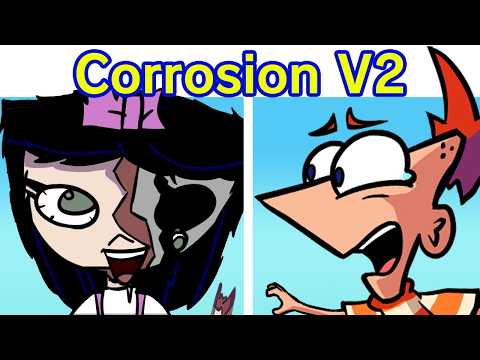 Friday Night Funkin' VS Corrosion V2, Isabella & Lyrics (The Lost Episodes of Phineas & Ferb) (FNF)