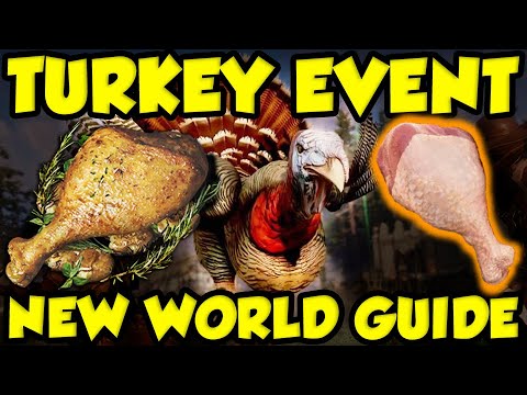 ✔️ NEW WORLD AETERNUM EVENT GUIDE  ✔️ HOW TO GET MASSIVE TURKEY LEG | TURKULON LOCATION