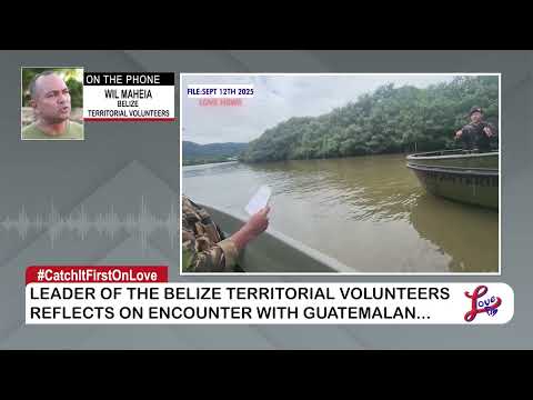 YouTube video thumbnail: Belize Territorial Volunteers Face Off With Guatemalan Forces In Belizean Waters