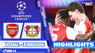 FULL TRẬN ARSENAL VS LEVERKUSEN: RICE CHỐT HẠ, RAYA BAY NHẢY, PHÁO ĐÀI EMIRATES BÙNG NỔ  | UCL 25/26