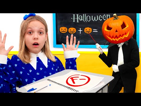 Eva y amigos Aventuras escolar de Halloween  para niños