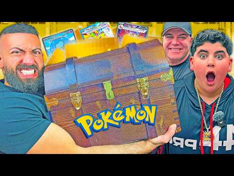 OPENING GIANT POKEMON CHEST WITH AJ & BIG JUSTICE!